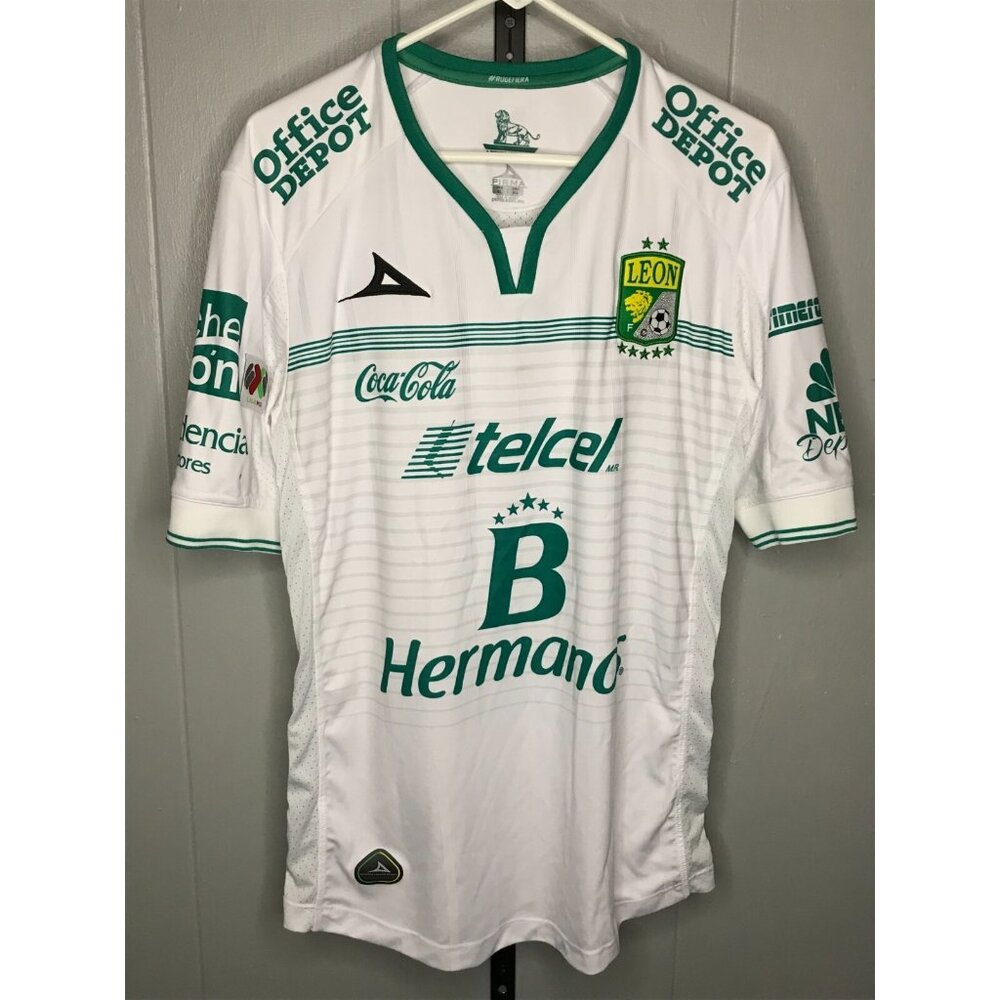 Pirma Club Leon Fc Mexico Futbol 2015/16 Away Soccer Jersey sz XL EG